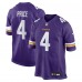 Minnesota Vikings Myles Price Nike Purple Team Game Jersey