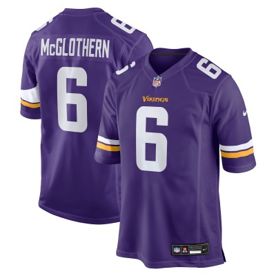 Minnesota Vikings Dwight McGlothern Nike Purple Team Game Jersey