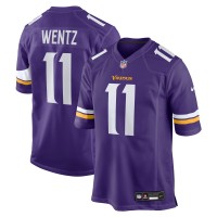Minnesota Vikings Carson Wentz Nike Purple Team Game Jersey