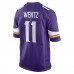 Minnesota Vikings Carson Wentz Nike Purple Team Game Jersey