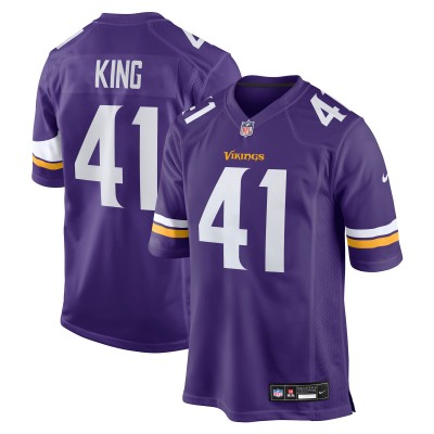 Minnesota Vikings Kobe King Nike Purple Team Game Jersey