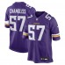 Minnesota Vikings Chaz Chambliss Nike Purple Team Game Jersey