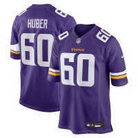 Minnesota Vikings Joe Huber Nike Purple Team Game Jersey