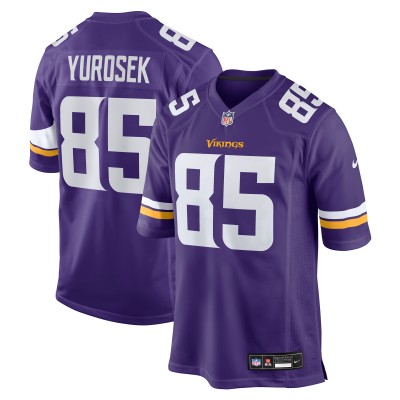 Minnesota Vikings Ben Yurosek Nike Purple Team Game Jersey