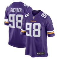 Minnesota Vikings Bo Richter Nike Purple Team Game Jersey