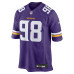 Minnesota Vikings Bo Richter Nike Purple Team Game Jersey