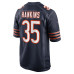 Джерси Chicago Bears Deion Hankins Nike Navy Team Game