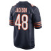 Джерси Chicago Bears D'Marco Jackson Nike Navy Team Game