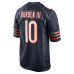 Джерси Chicago Bears Luther Burden III Nike Navy Team Game