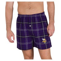 Minnesota Vikings Concepts Sport Purple/Black Ultimate Flannel Boxers