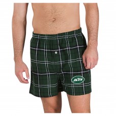 New York Jets Concepts Sport Green/Black Ultimate Flannel Boxers New York Jets Concepts Sport Green/Black Ultimate Flannel Boxers