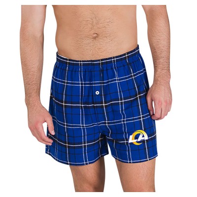 Los Angeles Rams Concepts Sport Royal/Black Ultimate Flannel Boxers