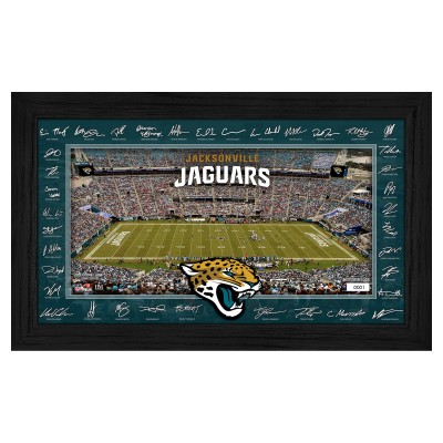 Jacksonville Jaguars Highland Mint 12 x 20 2025 Signature Gridiron Panoramic Framed Photo