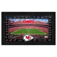 Kansas City Chiefs Highland Mint 12 x 20 2025 Signature Gridiron Panoramic Framed Photo