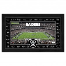 Las Vegas Raiders Highland Mint 12 x 20 2025 Signature Gridiron Panoramic Framed Photo