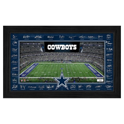 Dallas Cowboys Highland Mint 12 x 20 2025 Signature Gridiron Panoramic Framed Photo