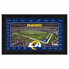 Los Angeles Rams Highland Mint 12 x 20 2025 Signature Gridiron Panoramic Framed Photo