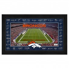 Denver Broncos Highland Mint 12 x 20 2025 Signature Gridiron Panoramic Framed Photo