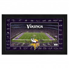 Minnesota Vikings Highland Mint 12 x 20 2025 Signature Gridiron Panoramic Framed Photo