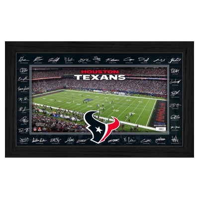 Houston Texans Highland Mint 12 x 20 2025 Signature Gridiron Panoramic Framed Photo