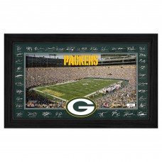 Green Bay Packers Highland Mint 12 x 20 2025 Signature Gridiron Panoramic Framed Photo
