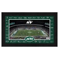 New York Jets Highland Mint 12 x 20 2025 Signature Gridiron Panoramic Framed Photo