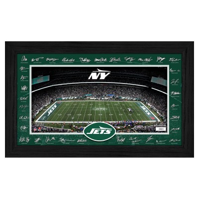 New York Jets Highland Mint 12 x 20 2025 Signature Gridiron Panoramic Framed Photo