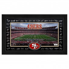 San Francisco 49ers Highland Mint 12 x 20 2025 Signature Gridiron Panoramic Framed Photo