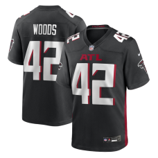 Джерси Atlanta Falcons Josh Woods Nike Black Team Game Джерси Atlanta Falcons Josh Woods Nike Black Team Game