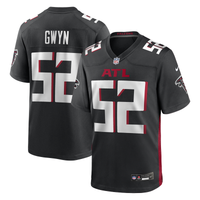 Джерси Atlanta Falcons Jovaughn Gwyn Nike Black Team Game