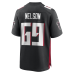 Джерси Atlanta Falcons Jack Nelson Nike Black Team Game