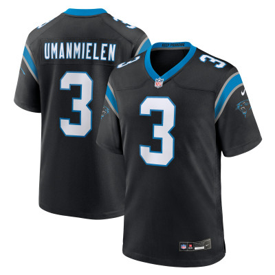 Джерси Carolina Panthers Princely Umanmielen Nike Black Team Game