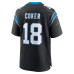 Джерси Carolina Panthers Jalen Coker Nike Black Team Game
