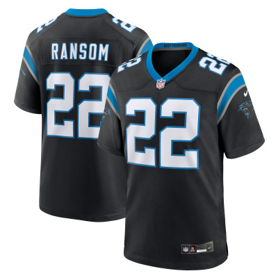 Джерси Carolina Panthers Lathan Ransom Nike Black Team Game