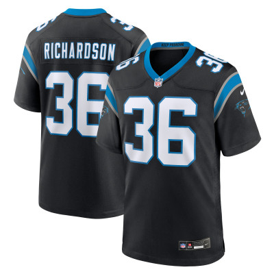 Джерси Carolina Panthers Demani Richardson Nike Black Team Game
