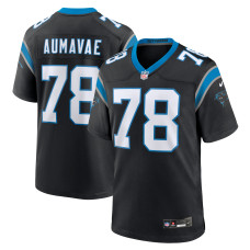 Джерси Carolina Panthers Popo Aumavae Nike Black Team Game Джерси Carolina Panthers Popo Aumavae Nike Black Team Game