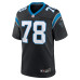 Джерси Carolina Panthers Popo Aumavae Nike Black Team Game
