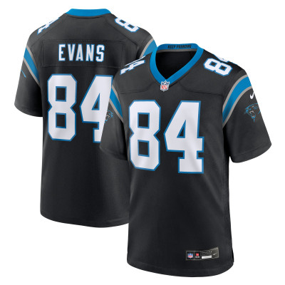 Джерси Carolina Panthers Mitchell Evans Nike Black Team Game
