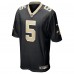 New Orleans Saints Kendre Miller Nike Black Team Game Jersey