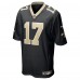 New Orleans Saints Trey Palmer Nike Black Team Game Jersey