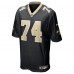 New Orleans Saints Xavier Truss Nike Black Team Game Jersey