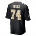 New Orleans Saints Xavier Truss Nike Black Team Game Jersey