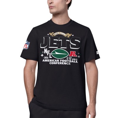 New York Jets Starter Black AFC T-Shirt