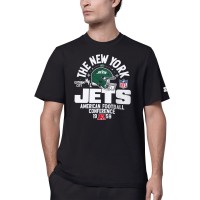 New York Jets Starter Black Gotham City T-Shirt