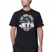 New York Jets Starter Black Gotham City T-Shirt New York Jets Starter Black Gotham City T-Shirt