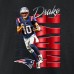New England Patriots Drake Maye Black Celebration T-Shirt