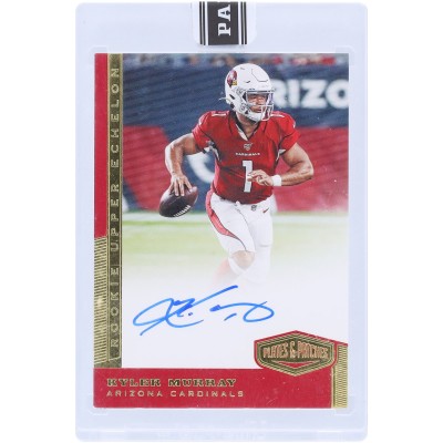 Kyler Murray Arizona Cardinals Autographed 2019 Panini Plates & Patches Gold Black Box #UE-KMU #1/1 Rookie Card