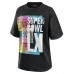 Женская Super Bowl LX WEAR by Erin Andrews Black Vintage Boyfriend T-Shirt