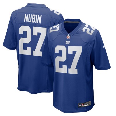 New York Giants Tyler Nubin Nike Royal Team Game Jersey