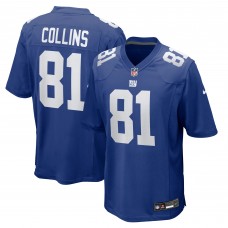 New York Giants Beaux Collins Nike Royal Team Game Jersey